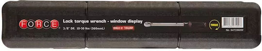 Force Torque Wrench 3/8" 10-50 Nm 36cm