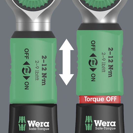 Wera Safe-Torque A 2 Set 1 Torque Wrench 1/4" 2-12 Nm