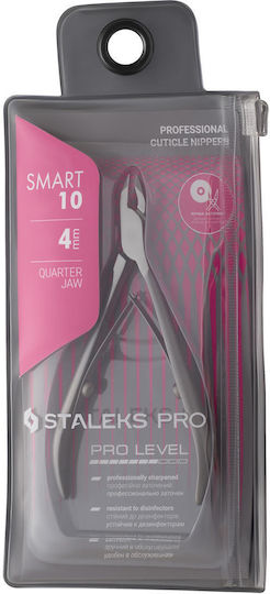 Alezori Smart 10 Πενσάκι Επωνυχίων Inox Δύο Ελατηρίων 10εκ. με Πάχος Λεπίδας 5mm