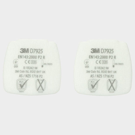 3M Secure Click Προφίλτρα Μάσκας 2τμχ