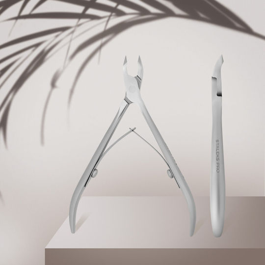 Alezori Smart 10 Πενσάκι Επωνυχίων Inox Δύο Ελατηρίων 10εκ. με Πάχος Λεπίδας 5mm