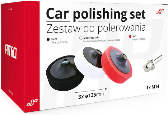 AMiO Polishing Sponge 125mm 4pcs Automotive 02648