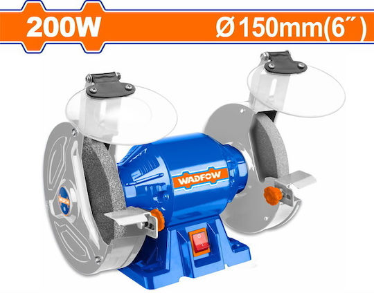Wadfow Δίδυμος Τροχός WBG1A1501 με Ισχύ 200Watt