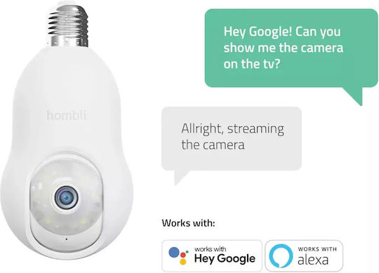 Hombli IP Камера за наблюдение Wi-Fi 3.7MP