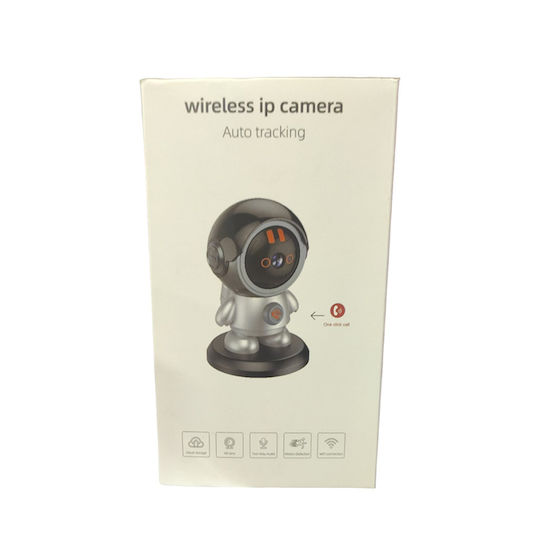 Escam Κρυφή Κάμερα WiFi Ρομπότ 3MP με Υποδοχή για Κάρτα Μνήμης
