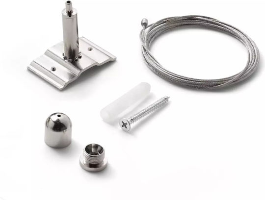 Ideal Lux Fluo Kit Аксесоар за Осветителни Тела Сребрист 220826