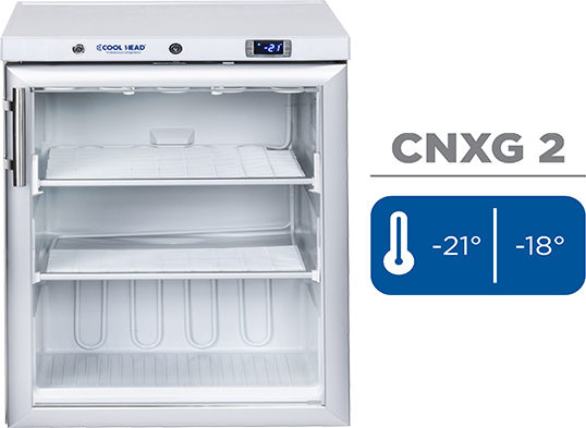 Cool Head Cameră Comercială Afișare Congelator 200lt și 174W L49,3 x A47,8 x Î63,5cm