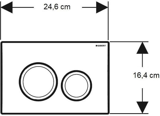 Geberit Flush Plate Dual Flush
