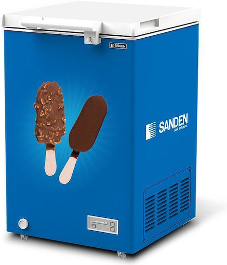 Sanden Intercool Commercial Chest Freezer 100lt L54.5 x W55 x H85cm.