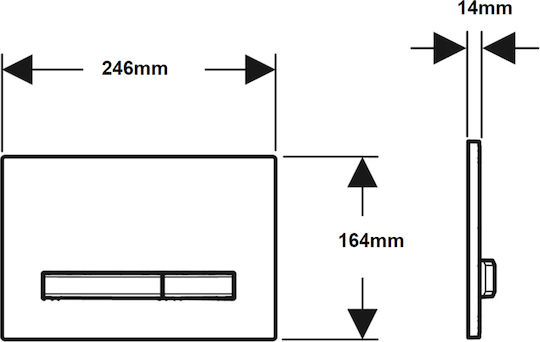 Geberit Sigma 21 Flush Plate Dual Flush