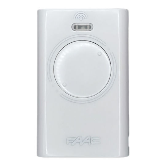 Faac XT 433 White Τηλεχειριστήριο Γκαραζόπορτας Κυλιόμενου Κωδικού με 2 Κανάλια 433MHz