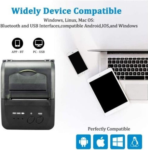 Zjiang Kabelloser Thermische Quittungsdrucker USB