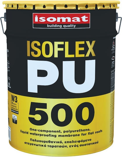 Isomat Isoflex PU 500 Еластомерен Нанасяемо Уплътнително Полиуретан 25кг Сив