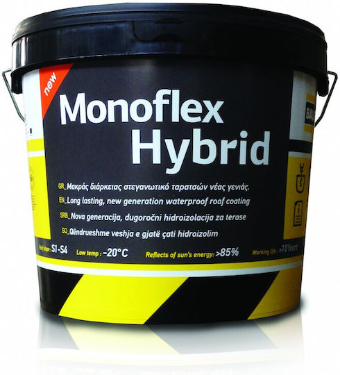 Bauer Monoflex NanoHybrid Еластомерен Нанасяемо Уплътнително 5кг Бял 1.01.02.0410