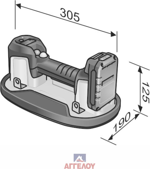 Flex Electric Suction Cup Battery 18V Solo