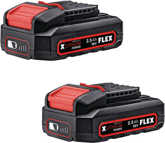 Flex Electric Suction Cup Battery 18V 2x2.5Ah