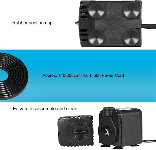 Decdeal 600l/h 10w Submersible Water Fountain & Lake Pump SM-039