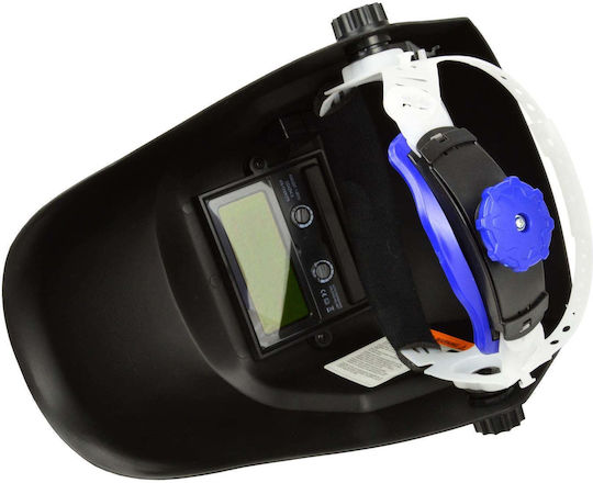 Geko Electronic Welding Helmet Optical Field 98x9mm Black