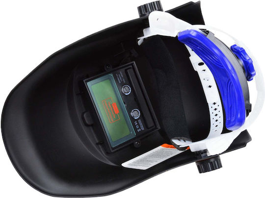 Geko Mască Electronică de Sudură cu Câmp Vizual 90x9mm Multicoloră