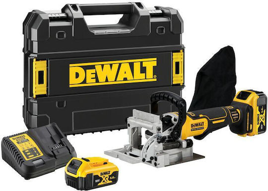 DEWALT DCW682P2 Biscuit Joiner 18V 2x5Ah with Suction System