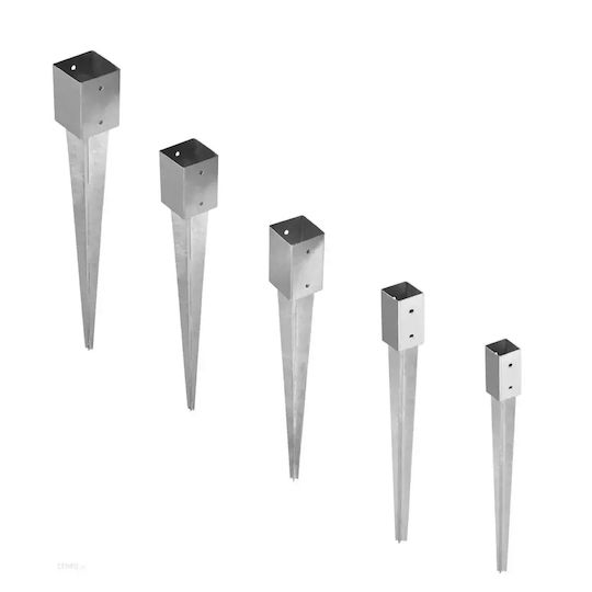 Showood Base for Pergola made of Metal 15x7.1cm 1pcs Nailer