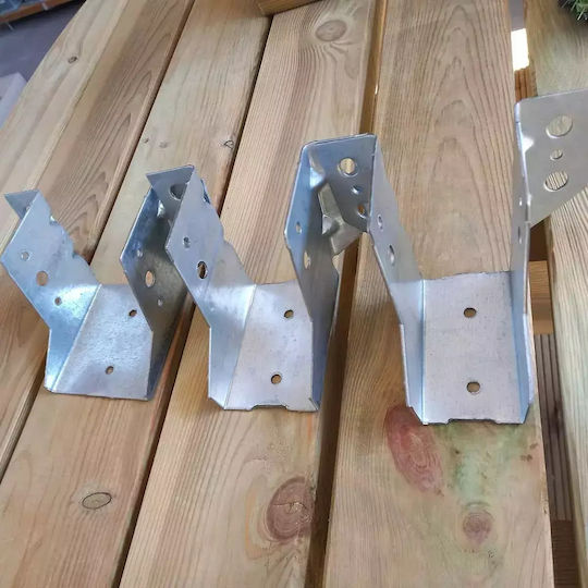 Showood Beam Shoe for Pergola made of Metal 6x6cm 1pcs with Slope 22%