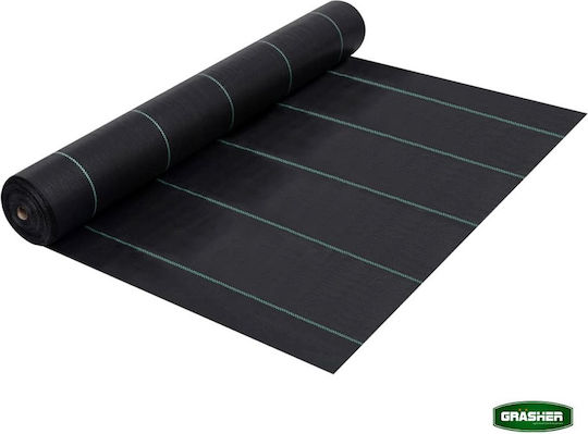 Grasher 100995 Ground Cover Fabric 95gr/m² 2x50m Black