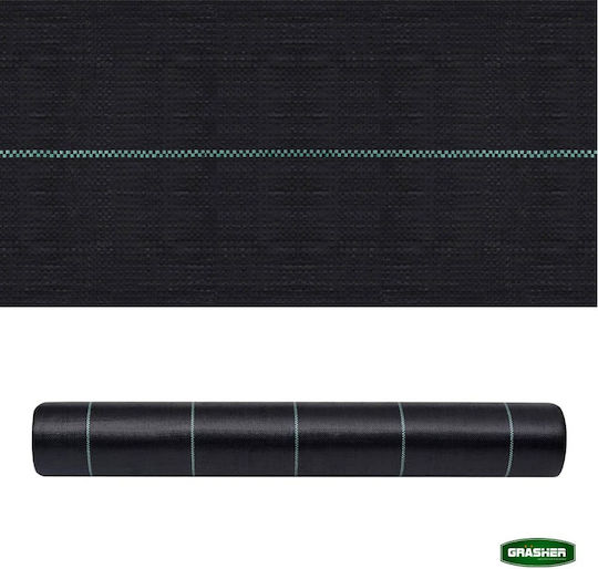 Grasher 100995 Ground Cover Fabric 95gr/m² 2x50m Black