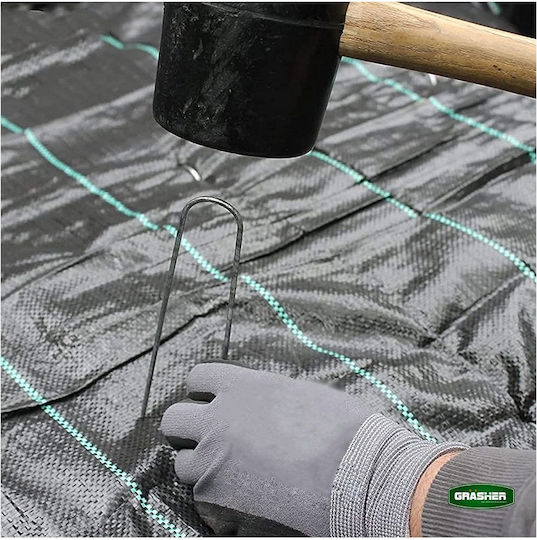 Grasher 100999 Ground Cover Fabric 95gr/m² 3x50m Black