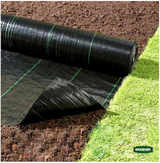 Grasher 100995 Ground Cover Fabric 95gr/m² 2x50m Black