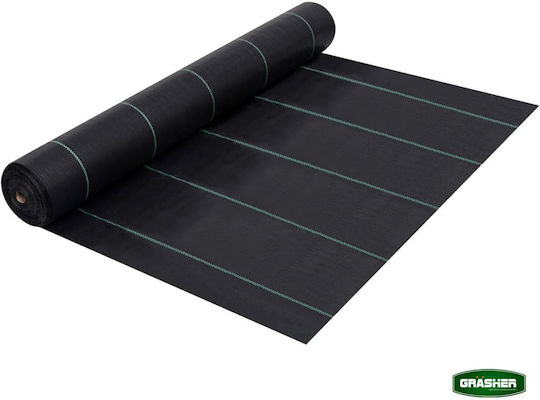 Grasher Fabric Ground Cover 95gr/m² 1.5x50m Black