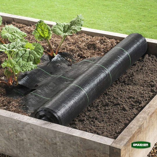 Grasher Fabric Ground Cover 95gr/m² 1.5x50m Black