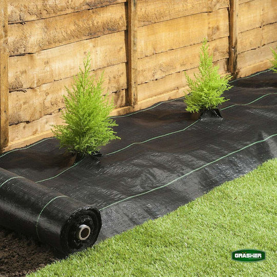 Grasher Fabric Ground Cover 95gr/m² 1.5x50m Black