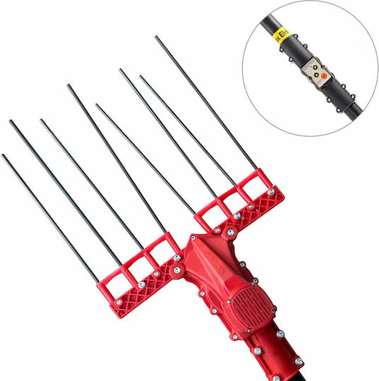 Spacesonic Electric 5 Recoltator de Măsline Baterie 12V 750W Tip Pieptene cu Tijă 3.1m și Greutate 2.3kg