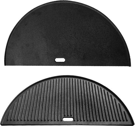 Bormann Elite BBQ1205 Baking Plate Double Sided with Cast Iron Flat & Grill Surface 50x25cm