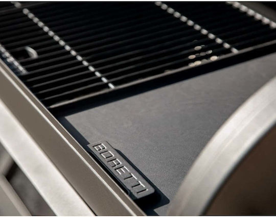 Boretti Πλάκα Ψησίματος Διπλής Όψης με Μαντεμένια Λεία Επιφάνεια 40.8x29εκ.