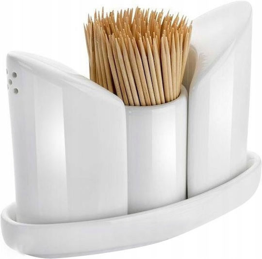 Hendi Salt/Pepper Shaker Set with Stand 3pcs 786420 12.5x5.4x9cm