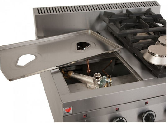 North GAS E24 LPG Cooktop Quadruple 25.8kW 62.5x70x16cm