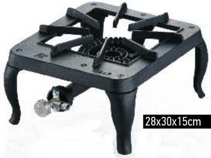 Foker Europa LPG Cooktop 4kW 27x37x16.5cm