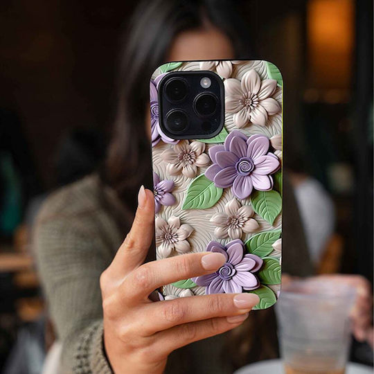 Θήκη Sonique 3d Flower Series Realme Gt 7 Pro 5g Βιολετί