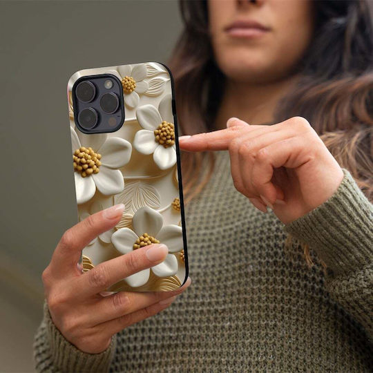 Sonique 3D-Blumen-Serie Hülle für Realme GT Neo 3 5G Weiß