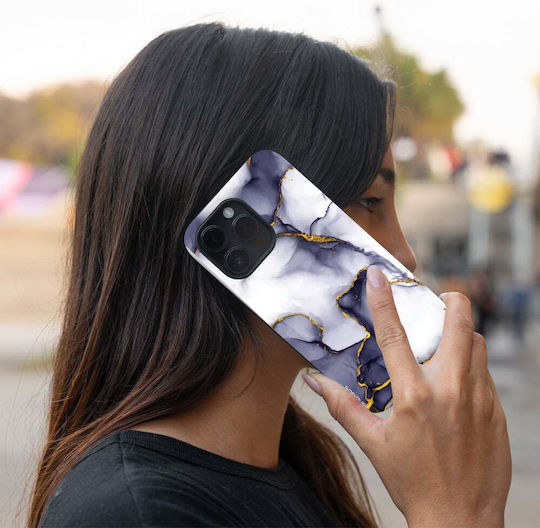 Калъф Sonique Marble Series за Realme 10 4G Лилаво Сиво