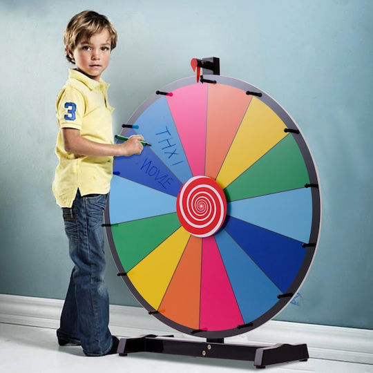 Costway Multicolor Wheel of Fortune Kids' Parties Promotional Activities Tt10016