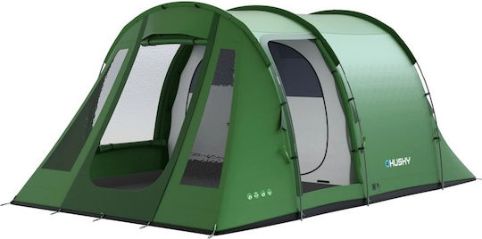 Husky Bolen Dural 4 Camping Tent Tunnel Green with Double Cloth 4 Seasons for 4 People 450x260x200cm