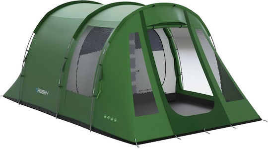 Husky Bolen 5 Σκηνή Camping Τούνελ Πράσινη για 5 Άτομα 480x380x200εκ.