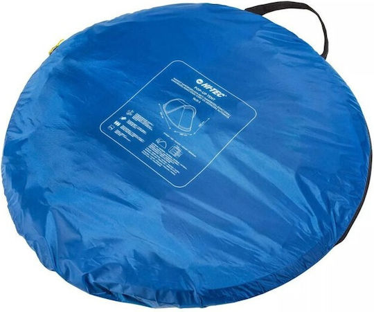 Hi-Tec Лятна Палатка За Къмпинг Изскачаща Синя За 3 Човека 220x180x105см