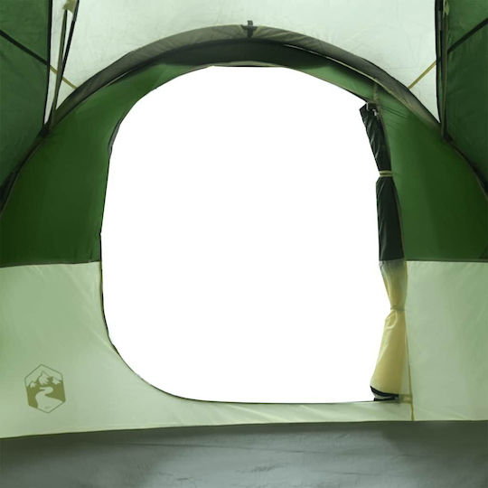 vidaXL Σκηνή Camping Τούνελ Πράσινη για 6 Άτομα