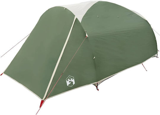 vidaXL Σκηνή Camping Τούνελ Πράσινη για 6 Άτομα