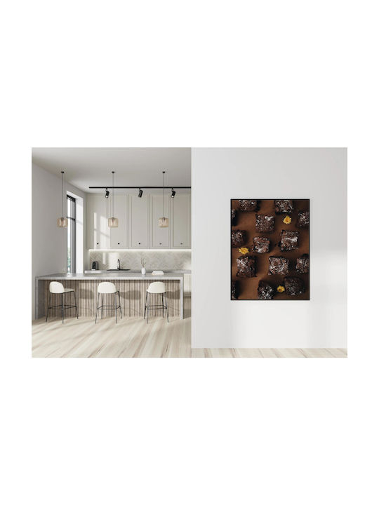 Πίνακας Brownies Flowers Μπράουνις Λουλούδια 80x120