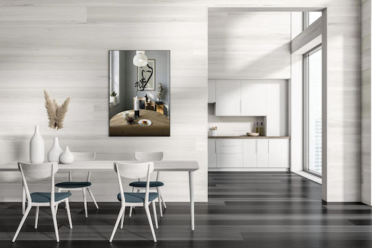 Pictură Modernă Colț de Mic Dejun Artă Abstractă Bust Antic 60x90